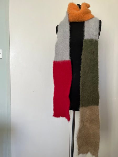 Brushed mohair  scarf