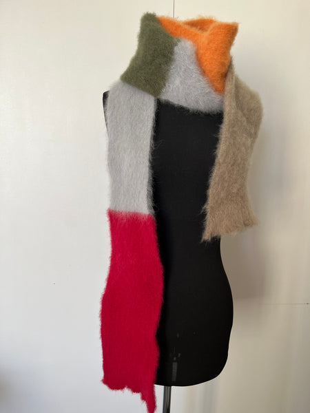 Brushed mohair  scarf