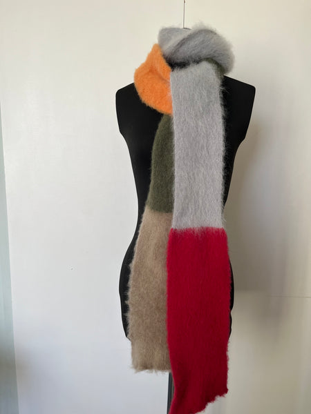 Brushed mohair  scarf