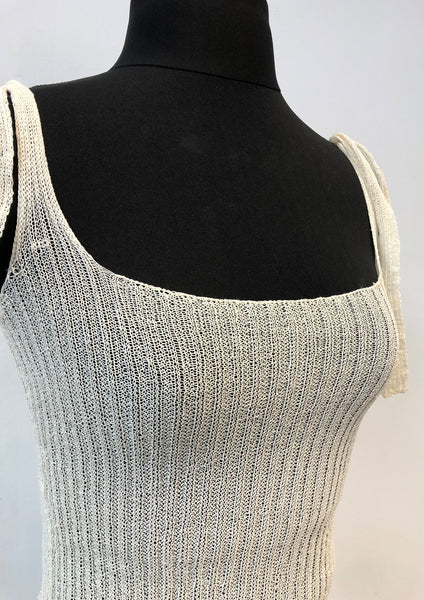 Square Neck Rib Top