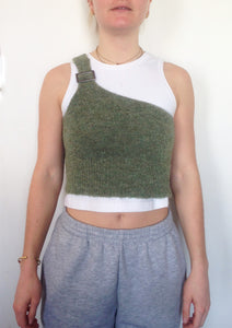 Bouclé Asymmetric Top