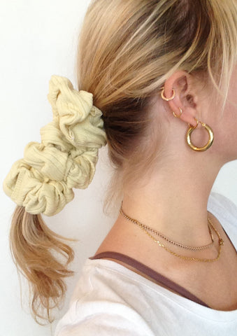 Large Knitted Scrunchie